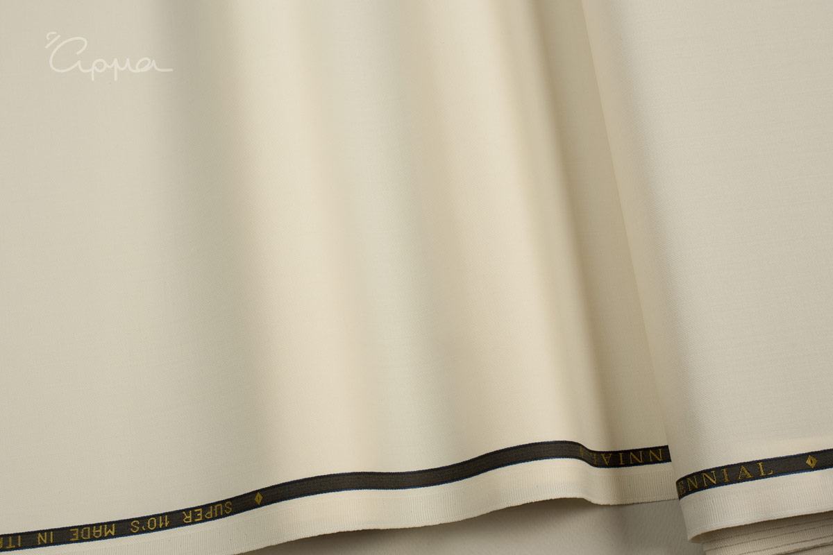 WOOL FABRIC- IVORY COLOR - ITALY