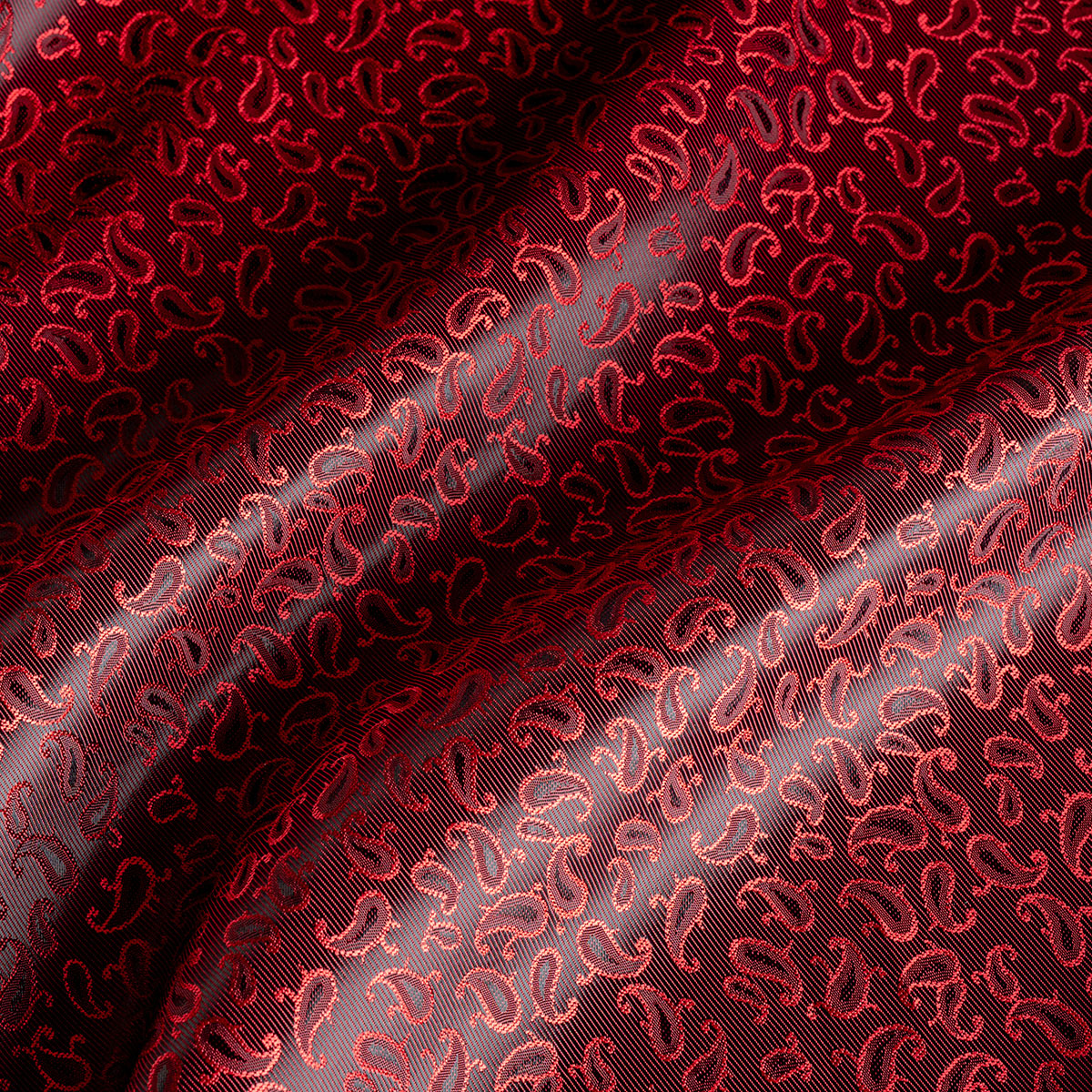 ΒΙΣΚΟΖΗ/ΣΥΝΘΕΤΙΚΟ ΥΦΑΣΜΑ- ΛΑΧΟΥΡ ΣΧΕΔΙΑ- ΜΠΟΡΝΤΟ, ΚΟΚΚΙΝΟ ΧΡΩΜΑ