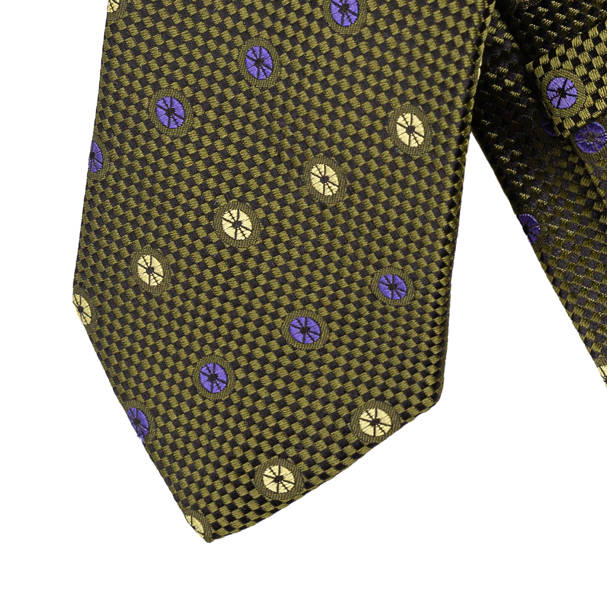 ΜΕΤΑΞΩΤΗ ΓΡΑΒΑΤΑ- 8 ΕΚ. ΦΑΡΔΟΣ- ΓΕΩΜΕΤΡΙΚΑ ΣΧΕΔΙΑ - ΧΑΚΙ, ΜΑΥΡΟ, ΜΩΒ ΧΡΩΜΑ