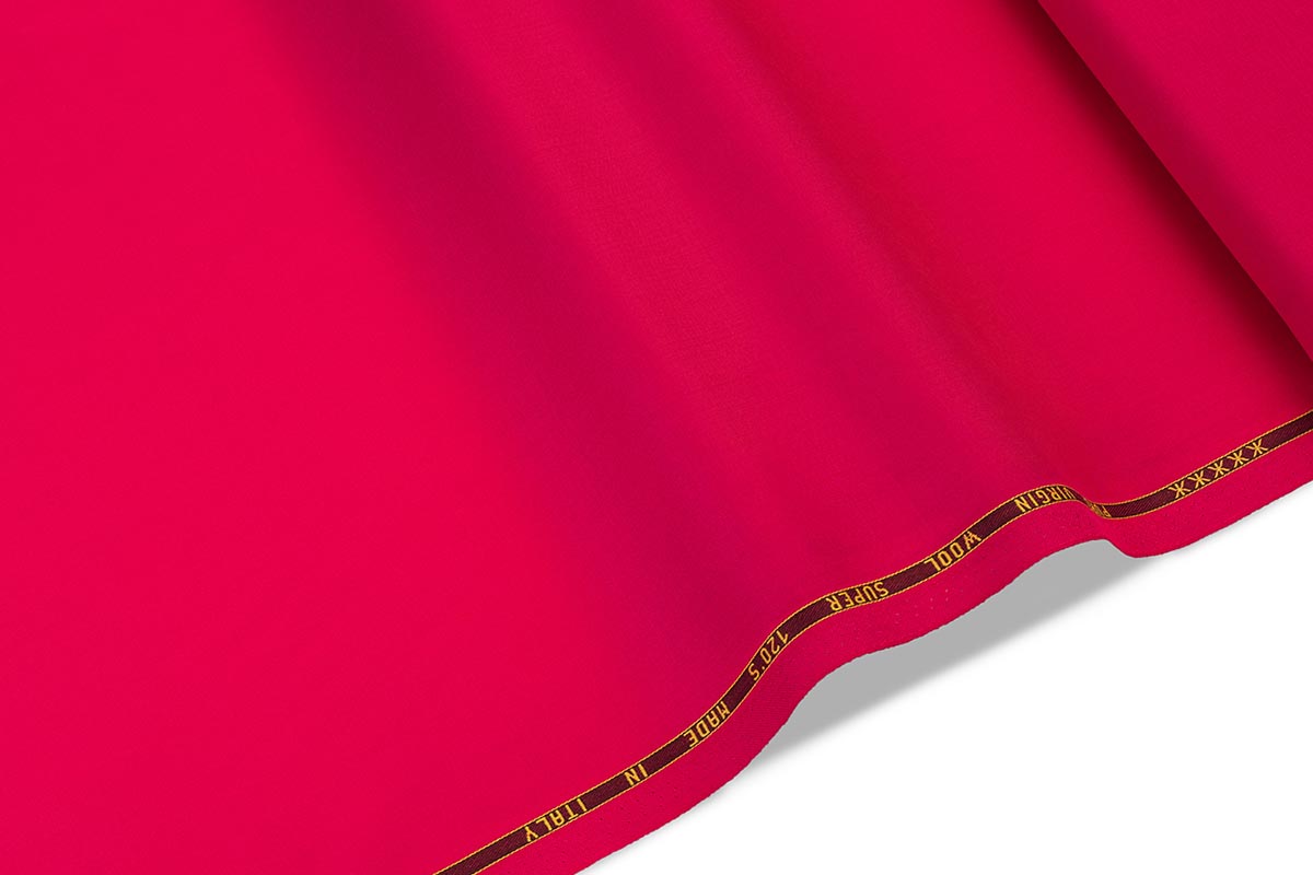 SUPER 120'S ΥΦΑΣΜΑ- ΚΟΡΑΛΙ ΧΡΩΜΑ - ΙΤΑΛΙΑ