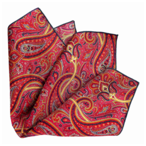 ΜΕΤΑΞΩΤΟ ΜΑΝΤΗΛΑΚΙ ΠΕΤΟΥ - ΛΑΧΟΥΡ ΣΧΕΔΙΑ - ΚΟΚΚΙΝΟ, ΜΠΛΕ, ΚΙΤΡΙΝΟ ΧΡΩΜΑ - ΙΤΑΛΙΑ