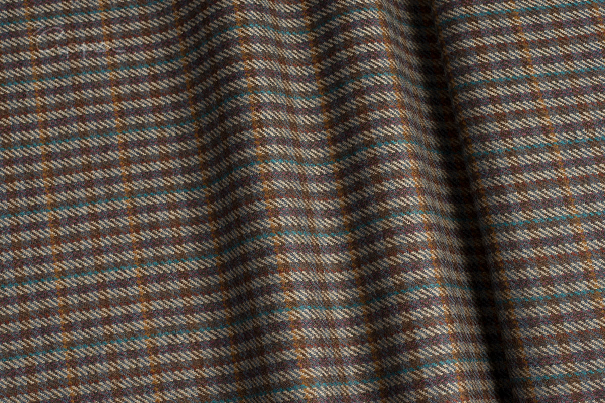 ΟΛΟΜΑΛΛΟ ΥΦΑΣΜΑ - ΚΑΡΟ ΣΧΕΔΙΟ - ΜΠΕΖ, ΜΩΒ, ΚΑΦΕ, ΤΡΙΚΟΥΑΖ ΧΡΩΜΑ - DORMEUIL