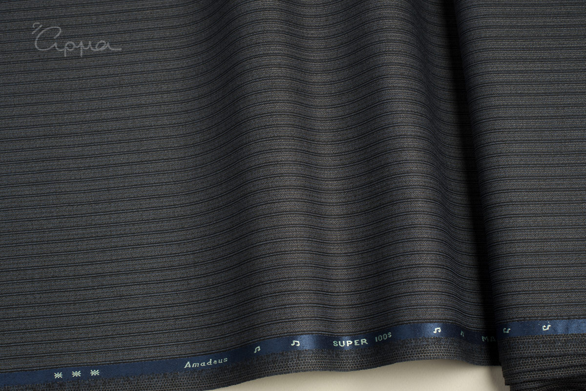 ΟΛΟΜΑΛΛΟ ΥΦΑΣΜΑ - ΡΙΓΕ ΣΧΕΔΙΟ - ΓΚΡΙ, ΜΑΥΡΟ, ΜΠΛΕ ΧΡΩΜΑ - DORMEUIL