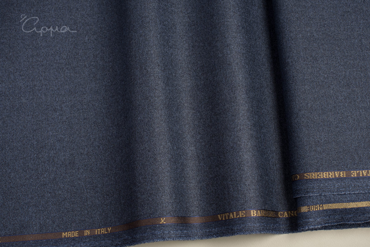 SUPER 120'S FLANNEL - MULTI COLOR - PURPLE LILAC, BLACK COLOR - VITALE BARBERIS CANONICO