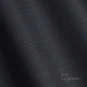 ΟΛΟΜΑΛΛΟ ΥΦΑΣΜΑ - ΚΑΡΩ ΤΥΠΟΥ PRINCE OF WALES - ΜΠΛΕ, ΜΑΥΡΟ, ΜΠΟΡΝΤΟ ΧΡΩΜΑ - DORMEUIL