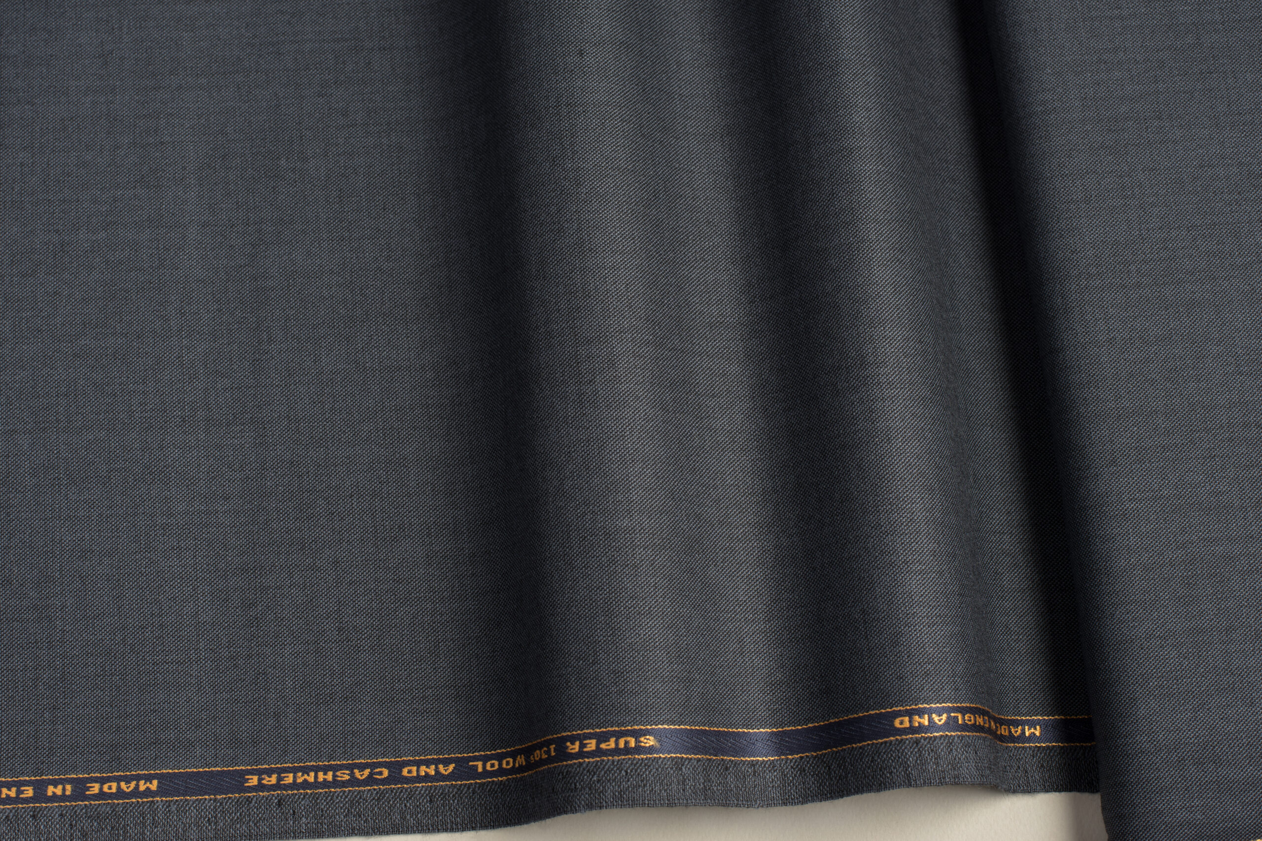 SUPER 130'S, CASHMERE FABRIC- FIL A FIL - BLUE RAF, DARK BLUE COLOR