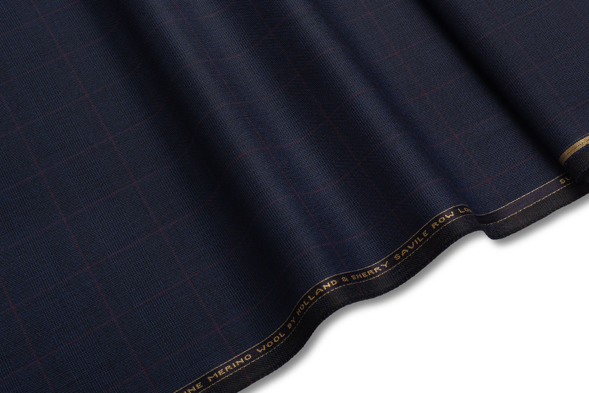 ΟΛΟΜΑΛΛΟ ΥΦΑΣΜΑ - ΚΑΡΟ ΣΧΕΔΙΟ ΤΥΠΟΥ OVERCHECK - ΜΠΛΕ, ΜΑΥΡΟ, ΛΙΛΑ ΧΡΩΜΑ