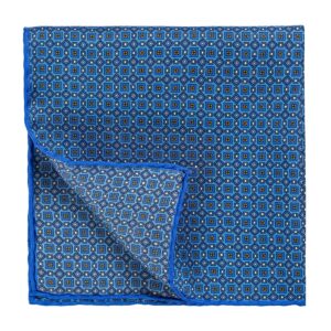 ΜΕΤΑΞΩΤΟ ΜΑΝΤΗΛΑΚΙ ΠΕΤΟΥ - ΓΕΩΜΕΤΡΙΚΑ ΣΧΕΔΙΑ - ΓΑΛΑΖΙΟ, ΜΠΛΕ ΧΡΩΜΑ