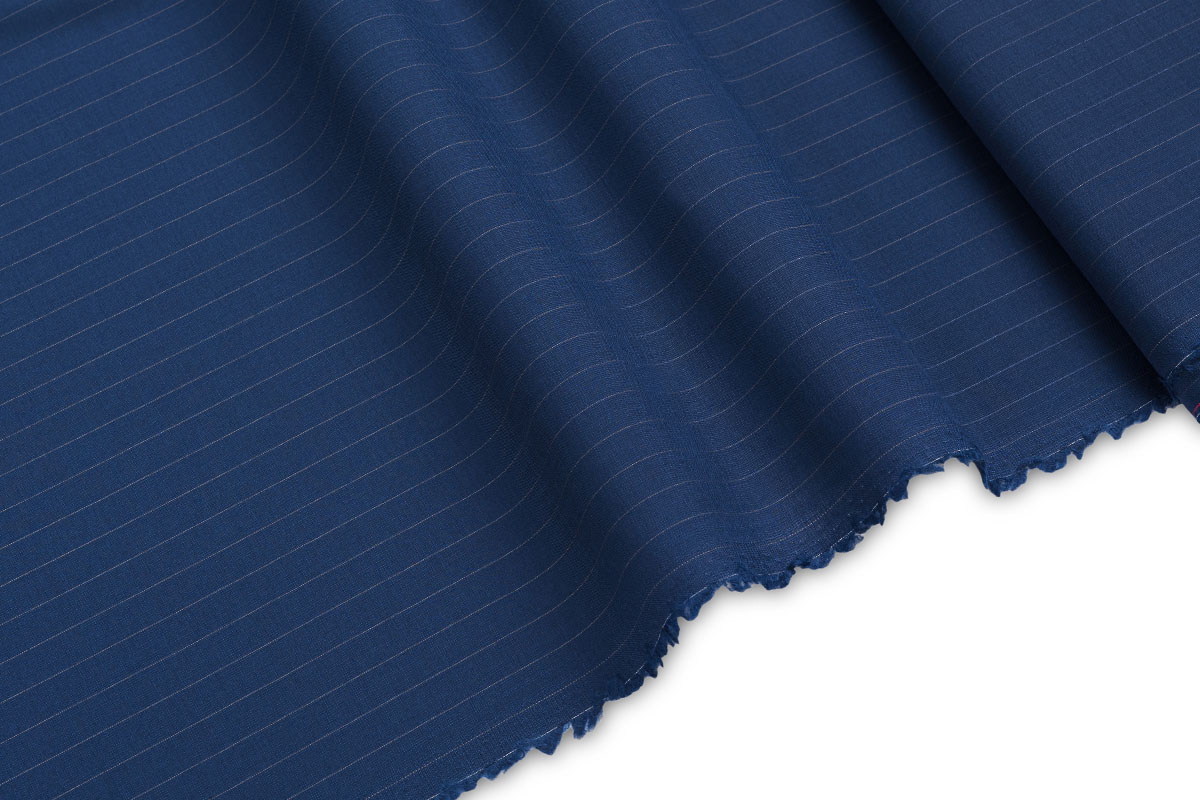 ΟΛΟΜΑΛΛΟ ΥΦΑΣΜΑ - ΡΙΓΕ ΣΧΕΔΙΟ - TROPICAL - ΜΠΛΕ, ΑΣΠΡΟ ΧΡΩΜΑ - MARLANE