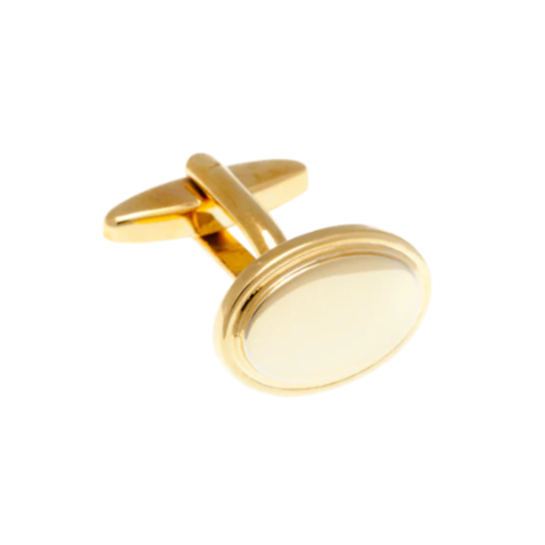 OVAL CUFFLINKS