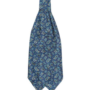 ΦΟΥΛΑΡΙ ΛΑΙΜΟΥ- ASCOT- ΜΕΤΑΞΩΤΟ- ΛΑΧΟΥΡ ΣΧΕΔΙΟ- ΜΠΛΕ, ΜΑΥΡΟ ΧΡΩΜΑ