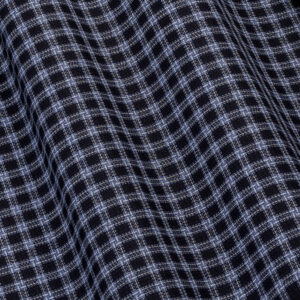 ΟΛΟΜΑΛΛΟ ΥΦΑΣΜΑ - TROPICAL - ΚΑΡΟ ΤΥΠΟΥ GUN CLUB CHECK - ΜΠΛΕ ΣΚΟΥΡΟ, ΓΑΛΑΖΙΟ ΧΡΩΜΑ