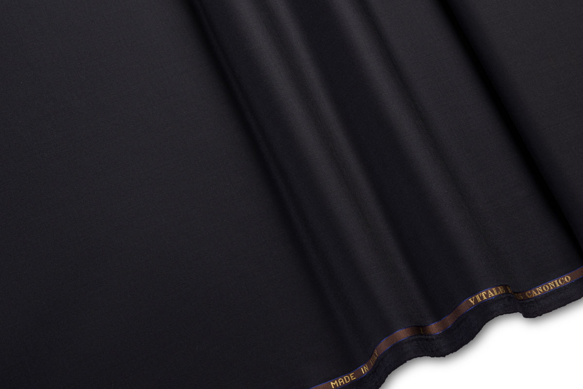 WOOL, CASHMERE FABRIC- DARK BLUE COLOR - VITALE BARBERIS CANONICO