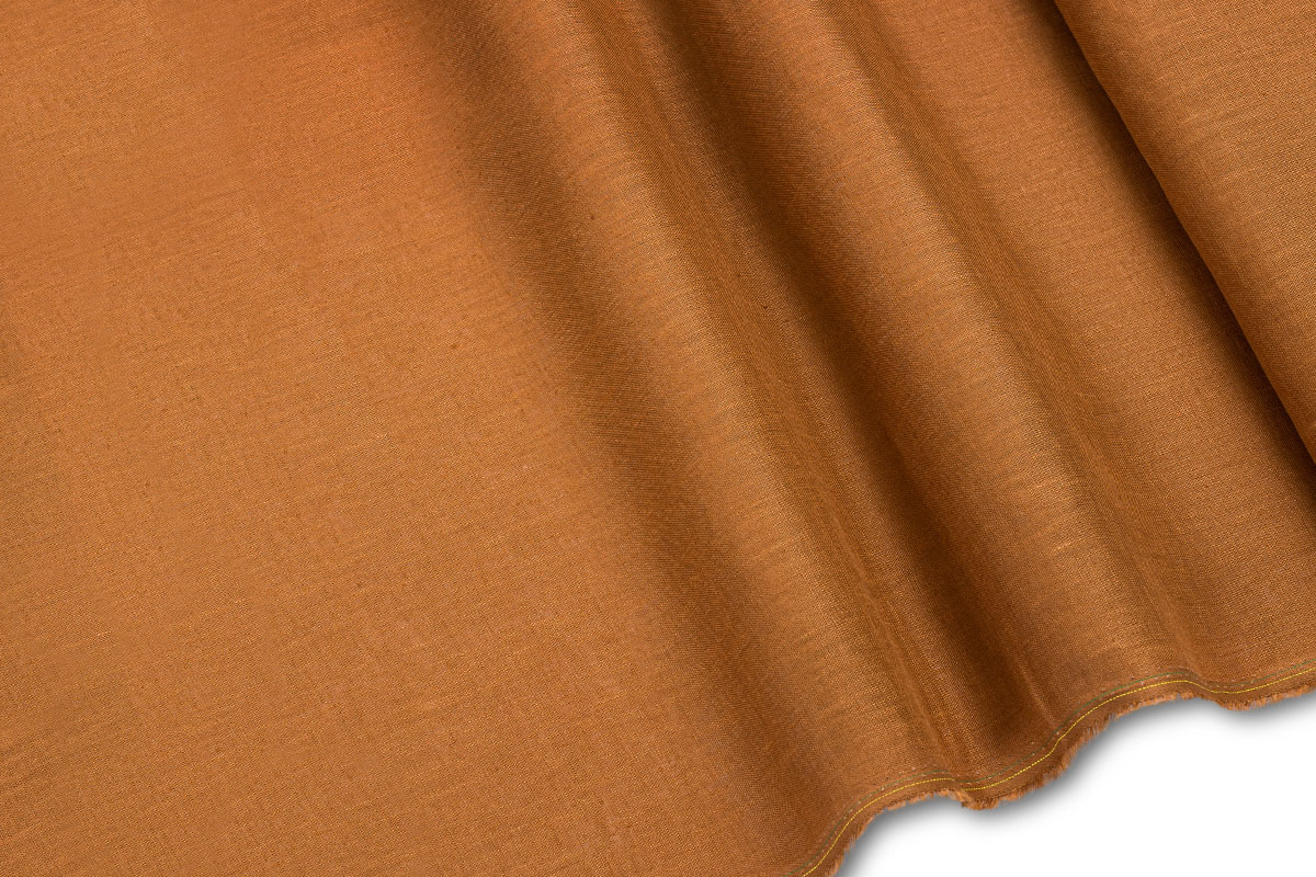 LINEN FABRIC- CINNAMON COLOR