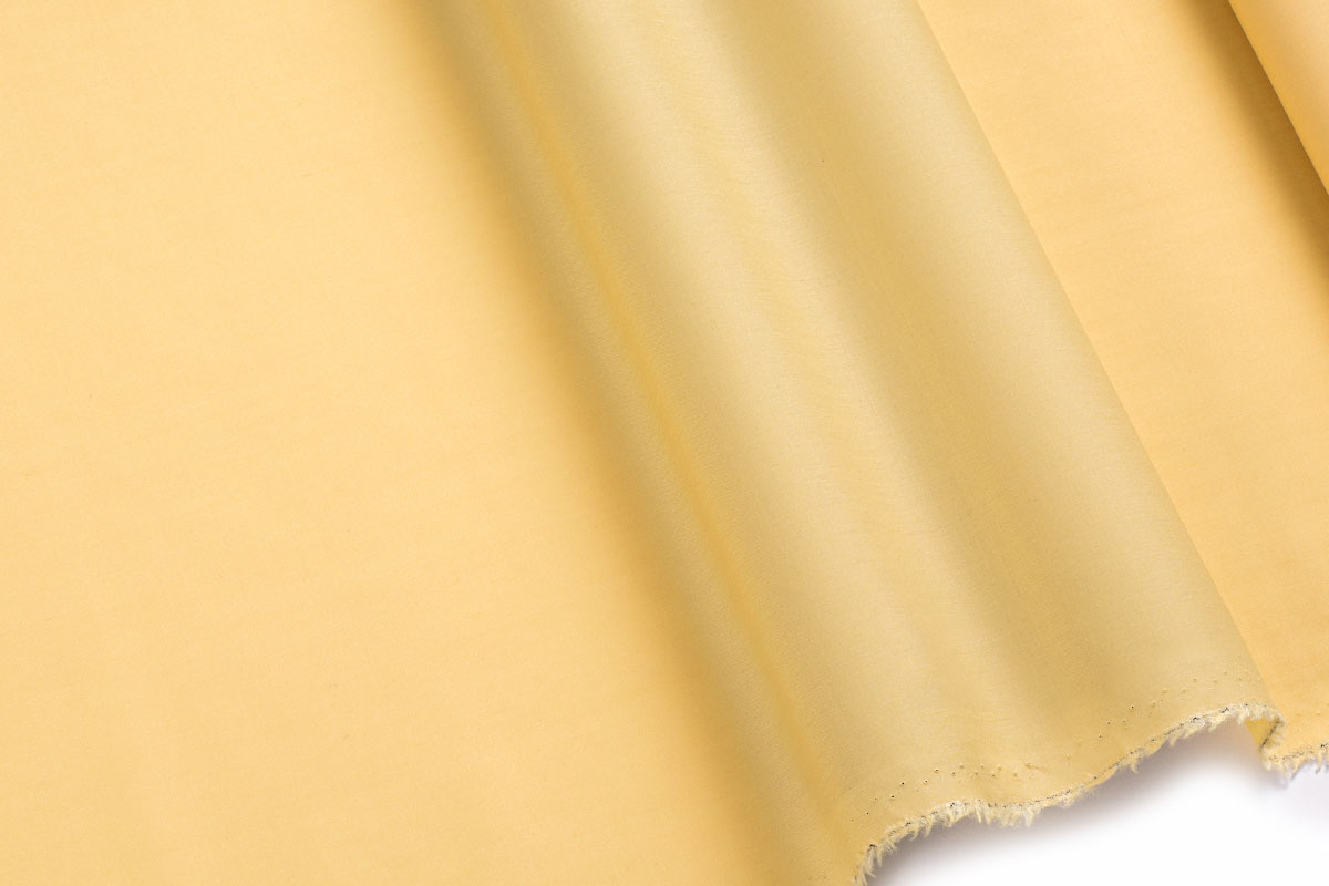 ΜΑΛΛΙ, ΜΕΤΑΞΙ ΥΦΑΣΜΑ- ΚΙΤΡΙΝΟ ΧΡΩΜΑ - LORO PIANA