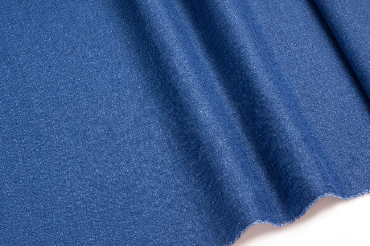 ΛΙΝΟ ΥΦΑΣΜΑ- ΜΠΛΕ ΧΡΩΜΑ - GUABBELO