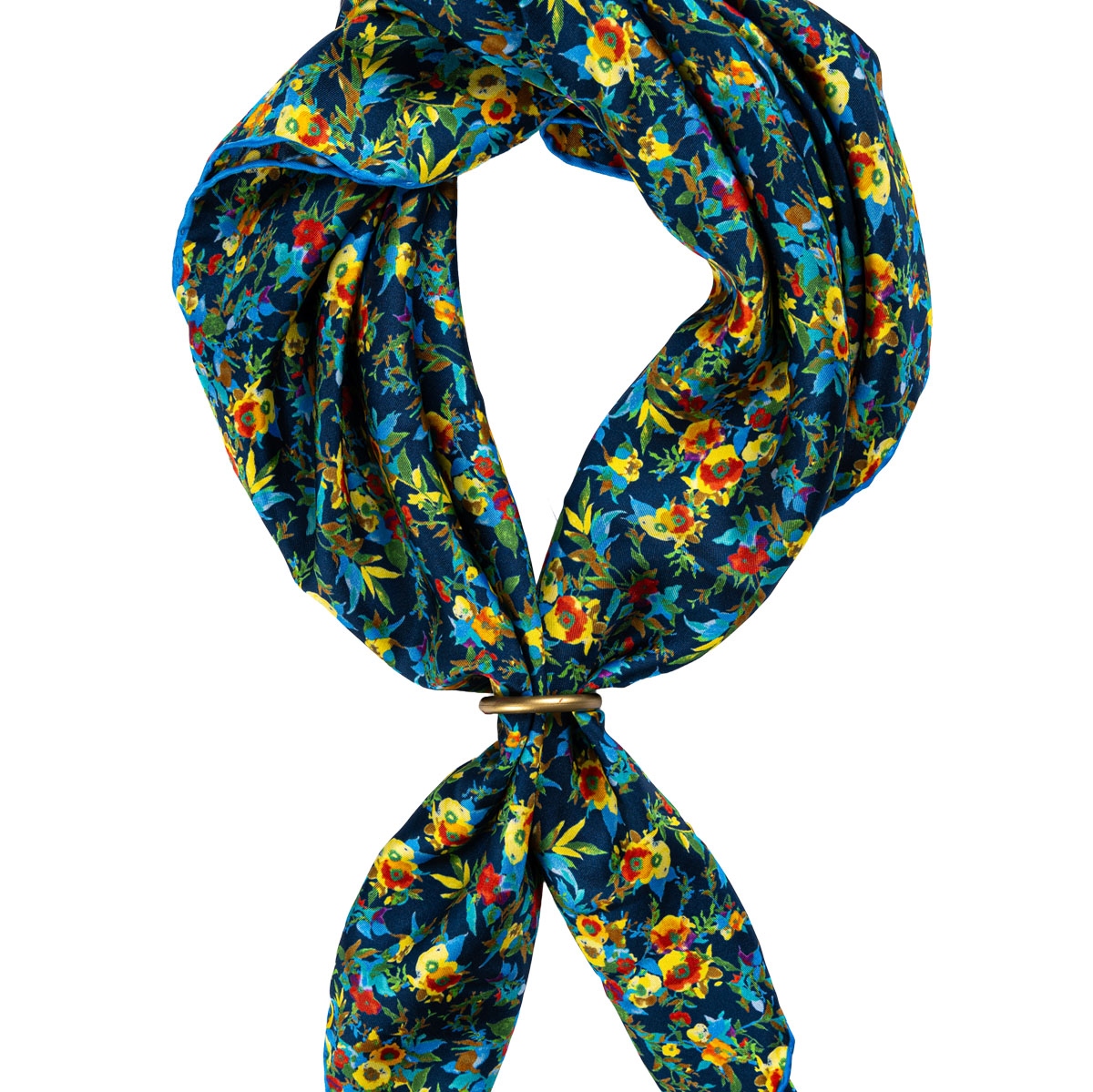 foulari-laimou-metaksoto-floral-schedia-skouro-mple-kokkino-prasino-galazio-chroma